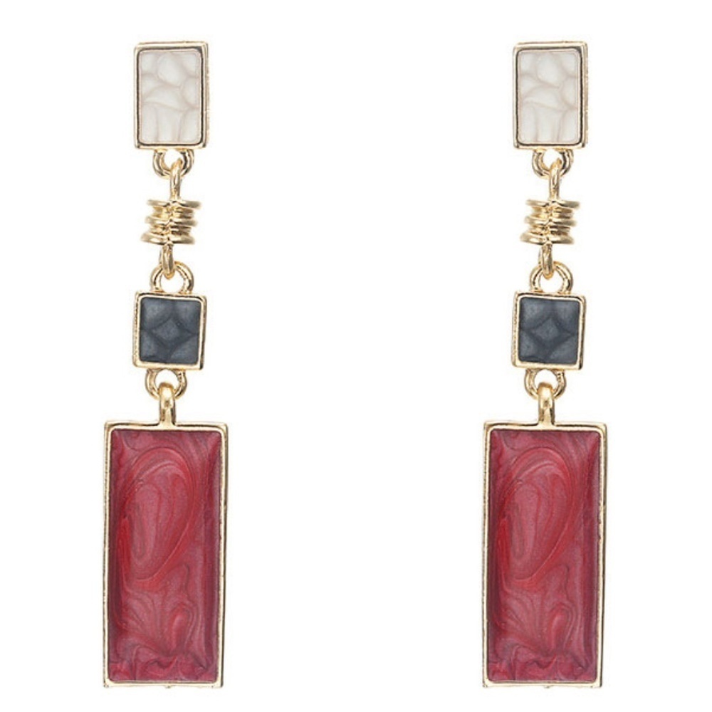 *ALINTA* Swirl Design Fashion Dangle Earrings